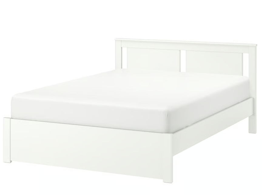 BED 160 SONGESAND WHITE